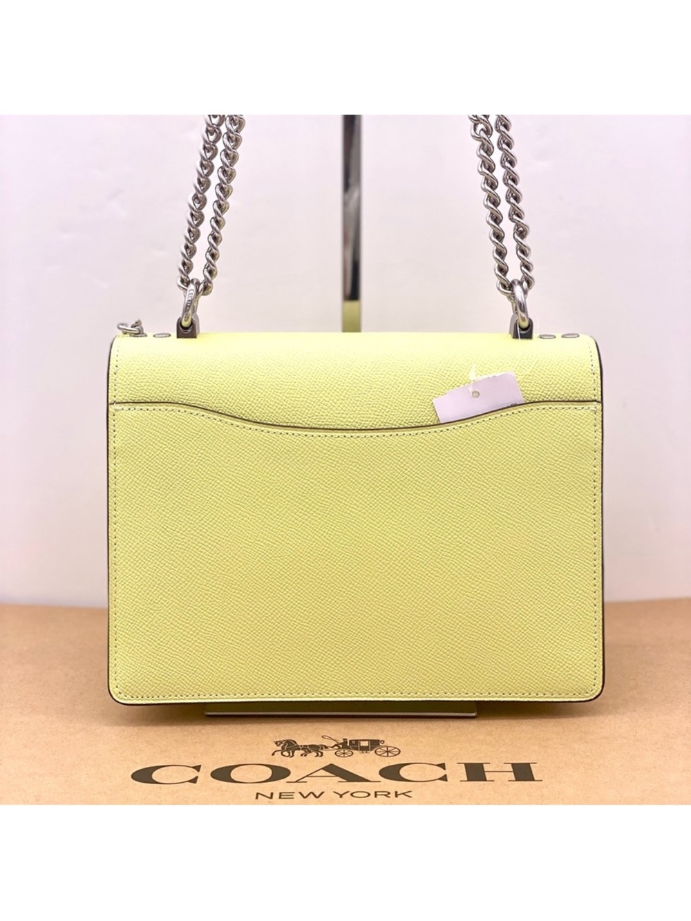 Coach Convertible Chain Shoulder Crossbody Bag in Signature Canvas - Picture 13 of 16